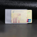 10pcs Travel PVC Cards Holder ID Bus Business Bank Credit Card Holder Transparent Waterproof Cards Protecting Cover Pouch Bag