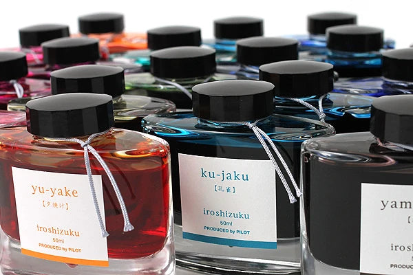 PILOT Original  Japan iroshizuku  Bokusui ink Coloring Ink supplies Ink supplies Natural color  50ML 24 colors