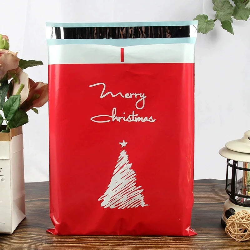 100PCS 9.8x13in Poly Mailer Adhesive Envelope Bag DIY Women Girl's Gifts Wedding Anniversary Plastic Mailing Packaging Pouches
