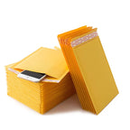 50/10pcs Kraft Bubble Envelopes Bags Mailers Self-adhesive Sealed Waterproof Business Shipping Bag Gift Packaging Storage Pouch