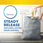 High kitchen drawstring trash bags - Stink Shield 13 gallon white trash bags, 110