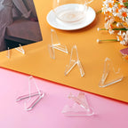 30pcs Clear Acrylic Display Stands - No Power Needed for Sports Cards & Graded Collections