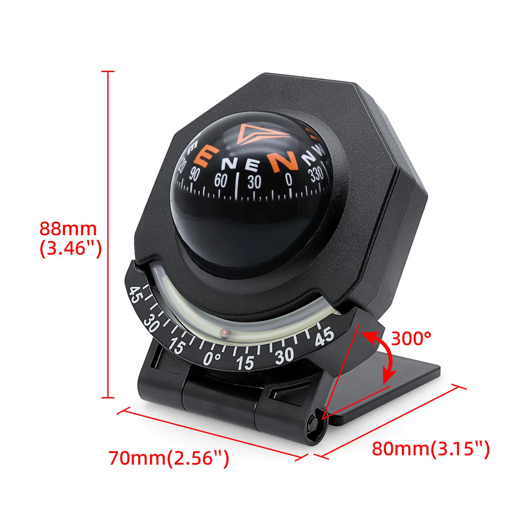 Various Compass Portable Compact Navigation Compass Device Universal Outdoor High Precision Compass For Car Boat Moto Bicycle