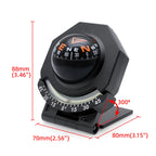 Various Compass Portable Compact Navigation Compass Device Universal Outdoor High Precision Compass For Car Boat Moto Bicycle
