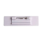 10pcs Laser Engraving Name Badge Holder Round Corner Gold Color Stainless Steel Badge Blank Material 70x20mm