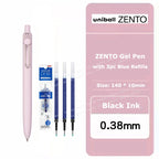 uniball ZENTO Standard 0.38/0.5mm Gel Pens,Water-Based Smooth Writing Roller Ball Pens Fit for a variety of occasions Stationery