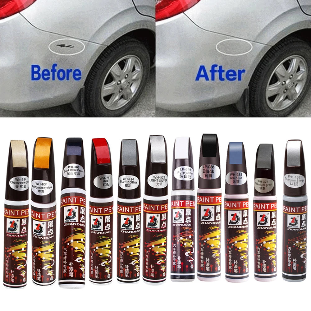 New 12ml Car Paint Pen Waterpoof & Durable Car Repair Pen Auto Liquid Scratch Repair Paint Professional Scratch Repair Tool