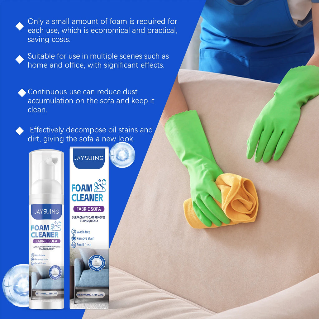 Sofa Foam Cleaner Cleaning Stubborn Stains Eliminate Odors Efficient Formula Not Damaging Sofa Maintain Softness Fabric Cleaner