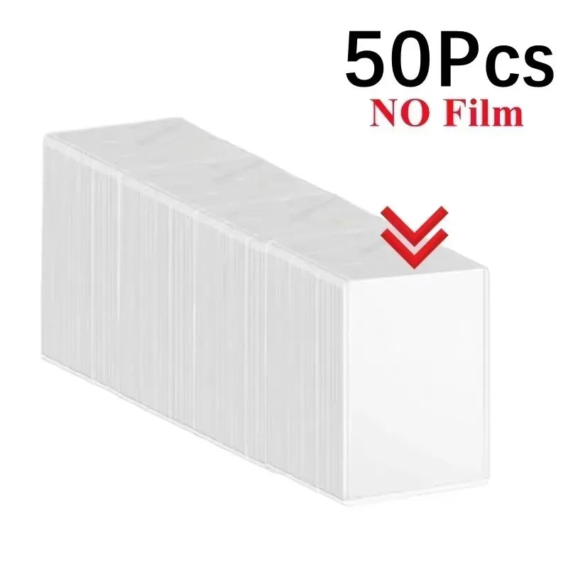 1-50Pcs 35PT Transparent Card Sleeve Clear Trading Card Holder Idol Photo Game Card Holders Cover
