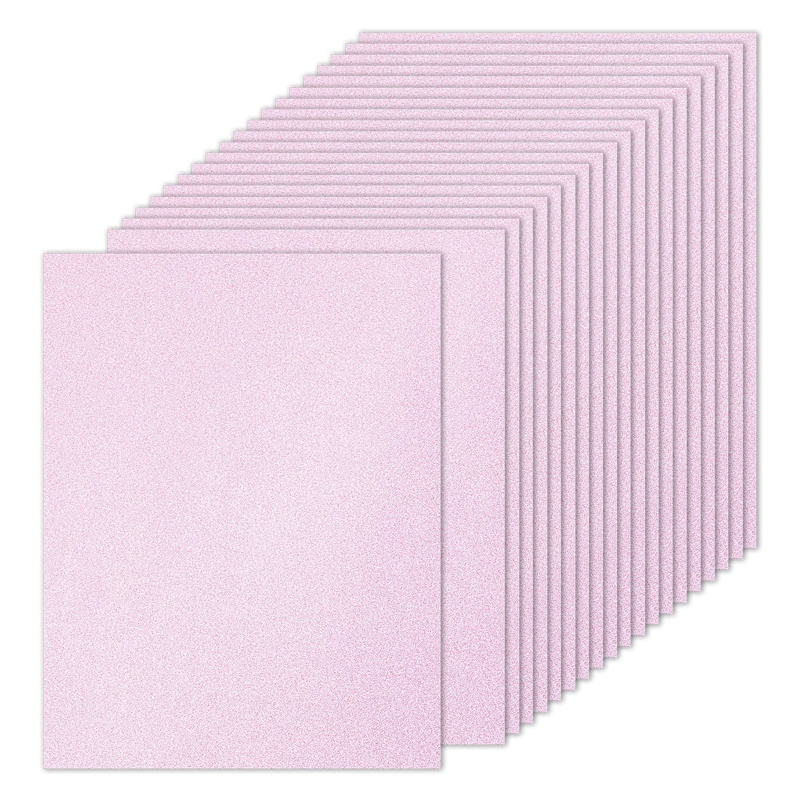20 Sheets 250gsm Glitter Cardstock Paper Rectangle Premium Sparkly Paper Craft Cardstock Paper for Scrapbook Cards DIY Party Art