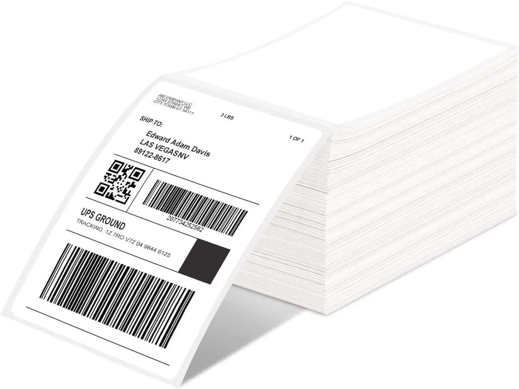 500 Pcs Thermal Shipping Waybill Label Stickers 4x6 A6 For Phomemo Pm-241bt D520bt 246s Portable Labeler Printer Mailing