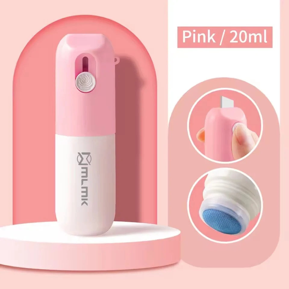 2 In 1 Thermal Paper Correction Fluid with Unboxing Knife Durable Thermal Paper Data Identity Protection Fluid Eraser Box Opener