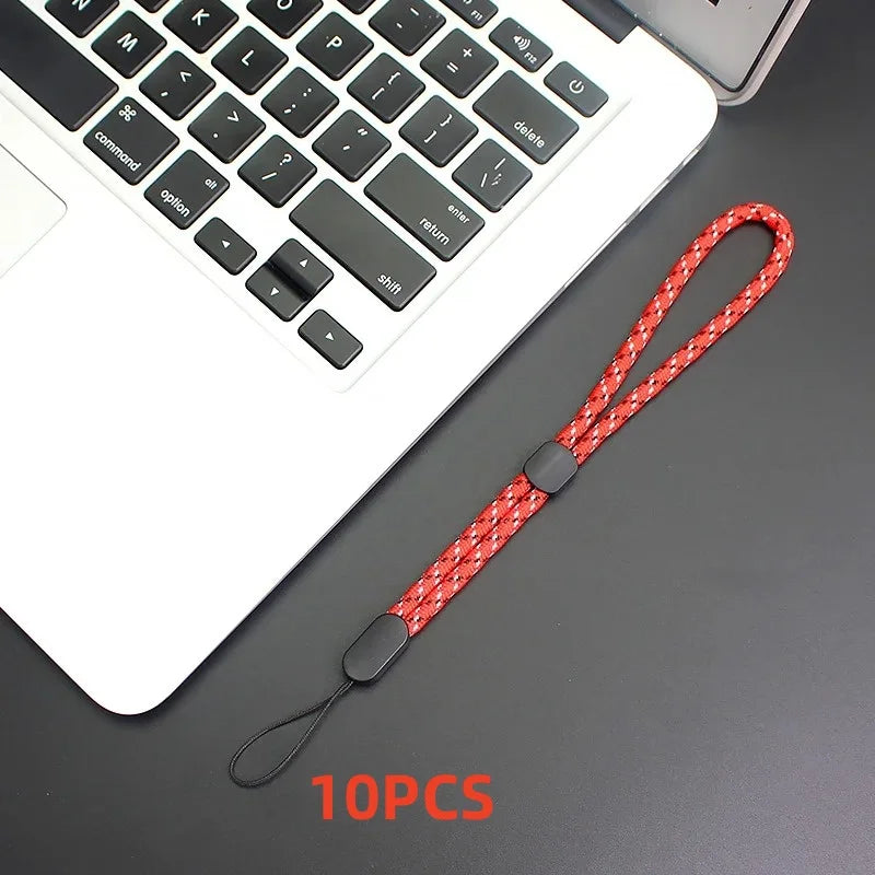 10pcs Adjustable Wrist Strap Hand Lanyard For iPhone Samsung Phone Accessorie Micro Camera GoPro USB Flash Drives Keys ID Card
