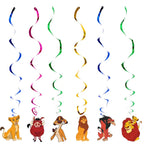 Lion King Birthday Party Decoration Lion Disposable Dinnerware Tablecloth Cup Plate 3D Balloon for Kids Baby Shower Supplies