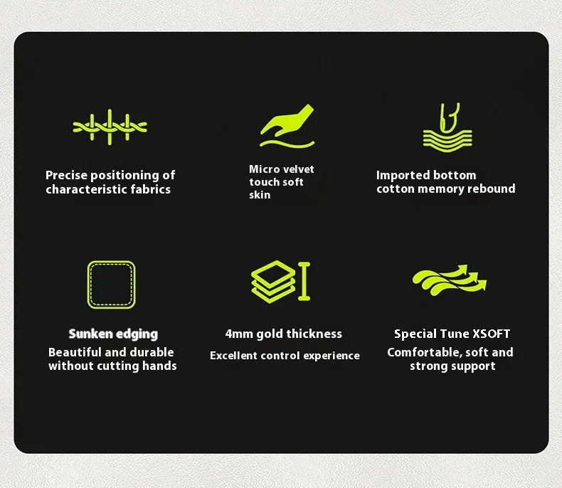 ATK 99G New Gaming Mouse Pad Non-Slip Durable Stitched Edge gaming mats desk accessories Computer mouse pads