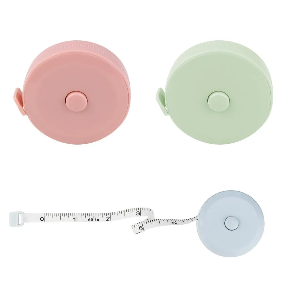 2M Soft Retractable Tape Measure Self-Lock Flexible Ruler for Tailor Sewing Body