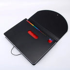 Rainbow File Folder A4 Size Portable Multilayer Accordion Organizer Document Holder for Students Office School Use