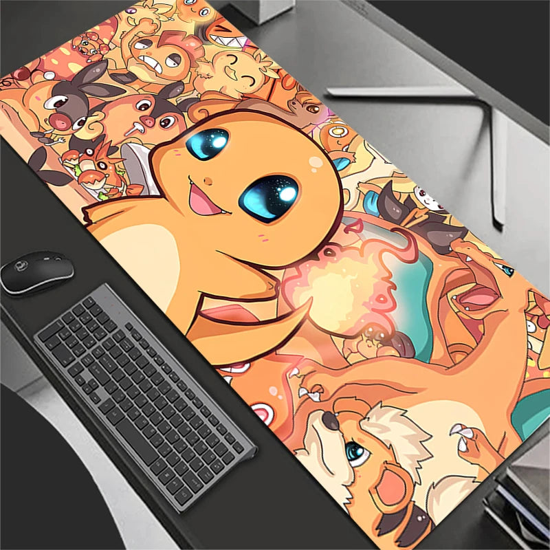 Mouse Pad Kawaii Large Gamer XXL Mini Pc Keyboard Desk Mouse Mat Carpet Rubber Tapis Souris Gaming Notbook P-Pokemons Mousepad