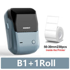 Niimbot B1 Mini Bluetooth Thermal Label Printer Portable Self-Adhesive Sticker Maker, Pocket Thermal Label Machine, Compatible With Mobile Phone & PC, Ideal For Home Office School Small Business Organization
