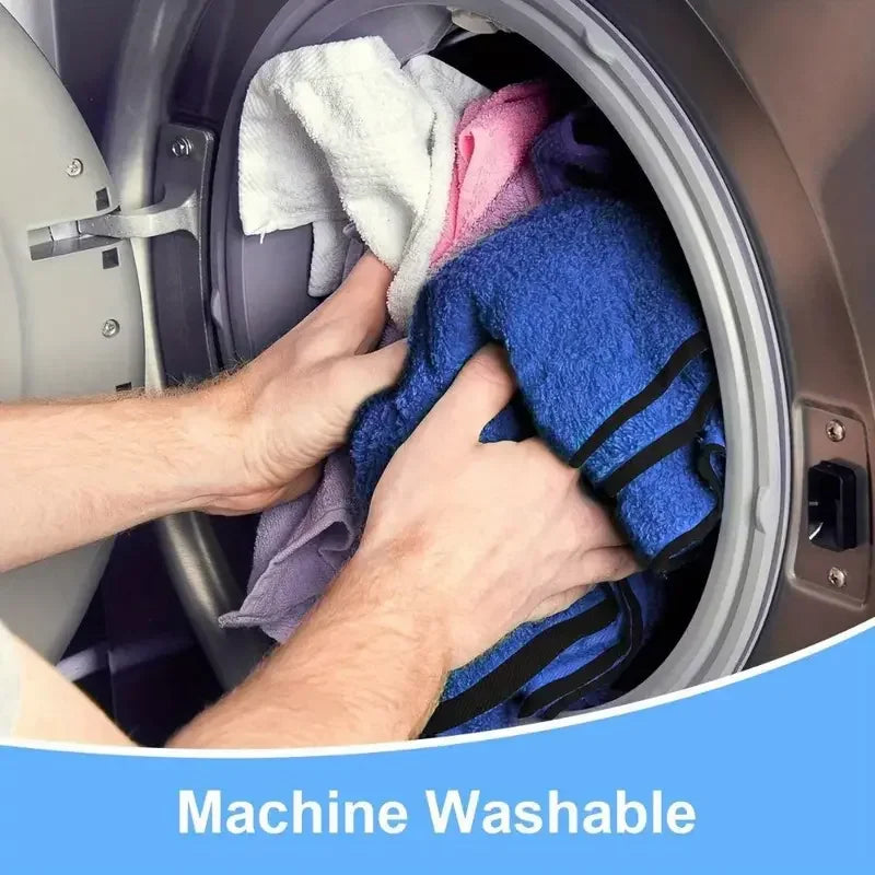 1-5 pcs Microfiber Car Washing Towel Soft Quick Drying Windows Mirrors Wiping Rags Home Double Layer Cleaning Cloths 500GSM