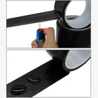 Black PTFE Te-Flon Tape High Temperature Resistant 300 Degrees Vacuum Machine Packaging Sealing Insulating Tape 10M/Rolls