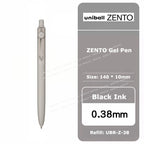 uniball ZENTO Standard 0.38/0.5mm Gel Pens,Water-Based Smooth Writing Roller Ball Pens Fit for a variety of occasions Stationery