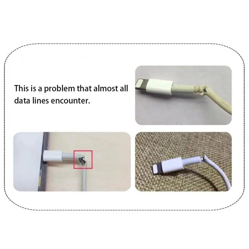 1.6m Cable Protector Winder For USB Charging Data Cable Wire Protection Cover Protect Data Cord Protector Cable Organizer