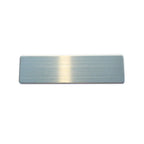 10pcs Brushed gold plate Laser Engraving Metal Name Badge Gold Silver Color Mirror Brushed Stainless Steel Badge Blank Material