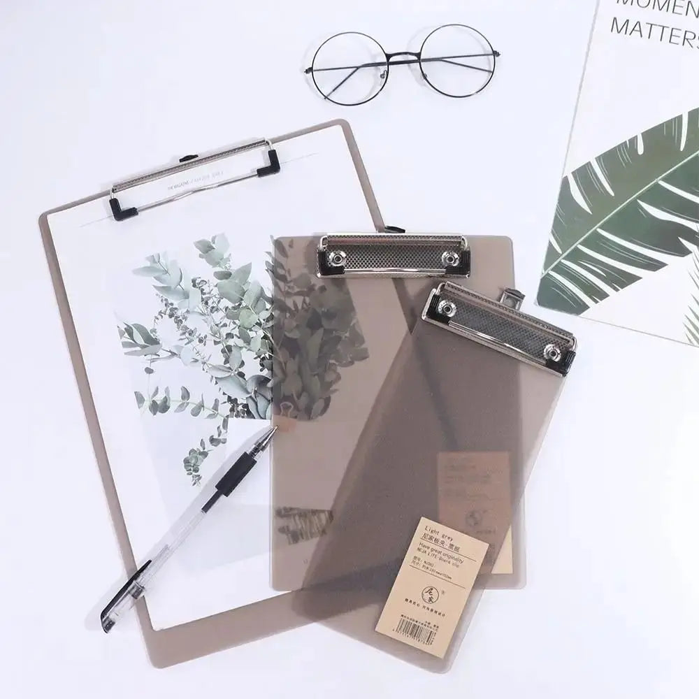 2Pcs Document Folder A6/A5/A4 Clipboard Ticket Bill Holder Hanging Cardboard File Folder Board Notepad Board Writing Pad