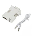 With HDMI Female to VGA Male Converter Audio Adapter Cable for Projector HD Computer Set-Top Box