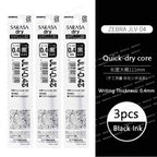 ZEBRA SARASA Dry airfitgrip Gel Pen 0.5/0.4mm Black Core Quick-Drying Smooth Writing Stylos boligrafo gel Stationery for school