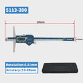 SHAHE Depth Vernier Caliper Micrometer 150/200/300 Mm Digital Vernier Caliper Stainless Steel Electric Digital Depth Gauge