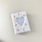 Cute Bear Photo Album 3 Inch Love Heart Hollow Picture Storage Case Kpop Card Binder Name Card Book Photocard Holder 36 Pockets
