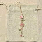 Cute Star Flower Mobile Phone Strap Kawaii Ceramic Beaded Mobile Phone Lanyard Bag Decoration Camera Pendant Fashion Keychain