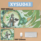 Anime Game Furina Neuvillette Mavuika Wanderer Raiden Columbina XXL Large Genshin Impact Mouse Pad Keyboard Desk Mat Mousepad