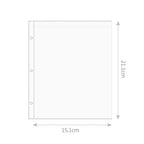 A5 Photocard Holder Photo Album Card Binder D Shape 3 Ring with Magnetic Button Collector Book 10x15 Cards Protectors Storage