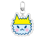 Acrylic GoGo Tamago Q Version Mobile Phone Chain Mametchi Kuchipatchi Mimitchi Gozarutchi Key Chain Cell Phone Pendant Gifts
