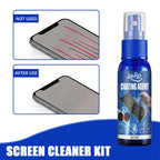 Mobile phone screen cleaner scratch-resistant fingerprint-resistant glass hydrophobic oleophobic coating solution