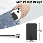 Fashion Sticker Credit Card Holder 3M Mini Adhesive Soft Silicone Mobile Phone Wallet Phone Holder Compatible for Phone Android