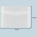 50pcs/lot Translucent Envelopes European Sulfuric Acid Paper Envelope for Wedding Invitation Business Supplies Giftbox Storage