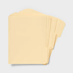 36pcs Manila File Folders With Top Tabs, Non-Pronged Letter Size, Paper, School Office, Custom Labels, Classic Brown