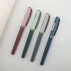 High Quality for Writing Fountain Pen 0.38mm EF Nib Stainless Steel Metal Inking Pen for Writing Signing Pen
