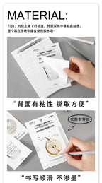 30sheets Fluffy Daily Series Notes Simple Ins Style Check-in Planner Student Notes Message Paper