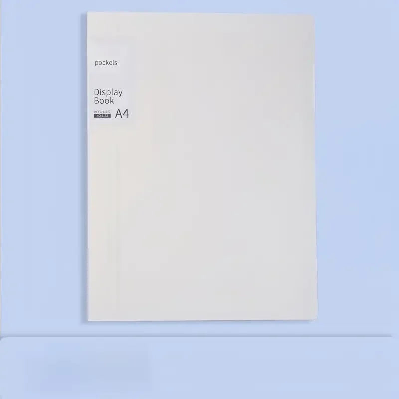 Document Presentation Folder - A4 PP Display Book with 20/40 Transparent Pockets & Sheet Protectors