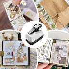 Square Punches For Paper Crafts Hole Cutter Paper Punches for Adult Child Student Kids card making custom scrapbooking  Photo