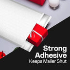 White Self-Sealing Bubble Envelopes Bag Waterproof Mailers Shipping Envelope Pouch Packaging Bags Storage Organizer Wholesale