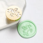 Star Sky Lotus Rose Pattern Wax Seal Stamp Retro Sealing Wax Stamp Replace Head Flowers Leaf Decorate Gift