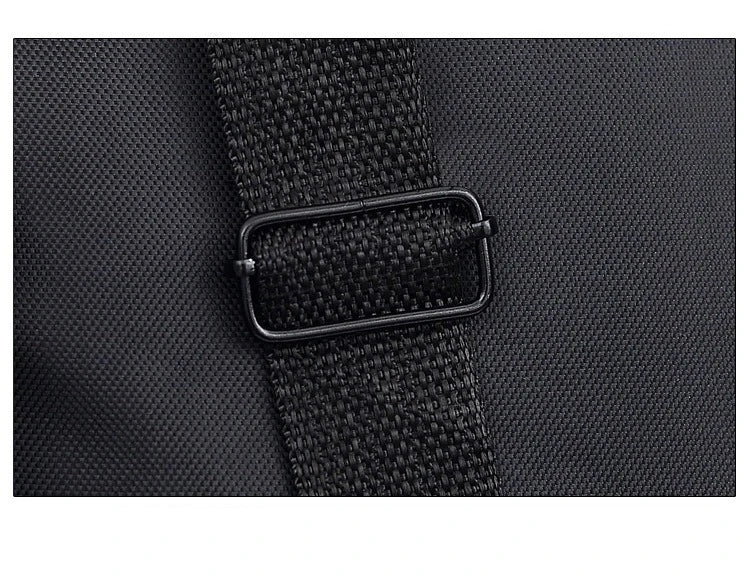 15.6 Inch 17 In Laptop Bag Business Portable Nylon Handbags Laptop Shoulder Briefcase Zipper Anti-theft Shoulder Simple Style