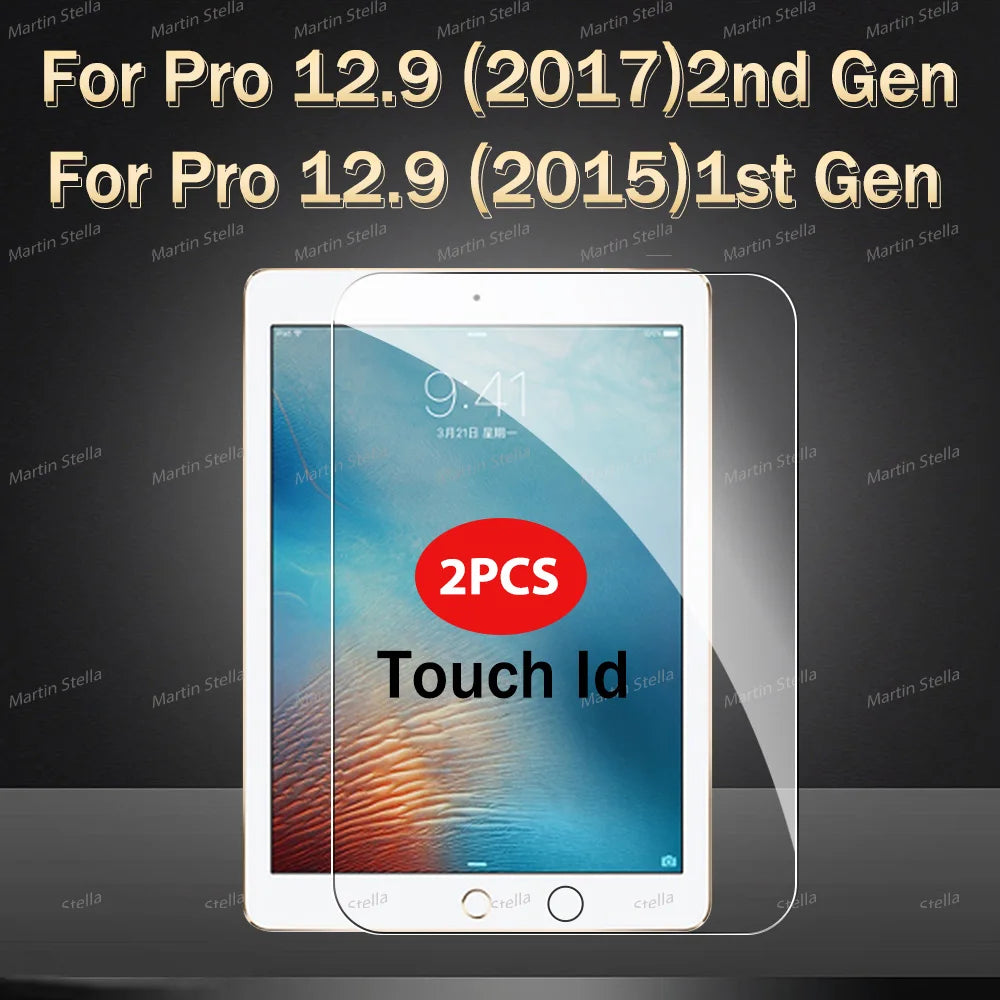 2Pcs Tempered Glass Screen Protector For ipad Pro Air 13 11 2024 M4 M2 Air 5 4 Pro 12.9 11 M3 M5 2025 2026 Film