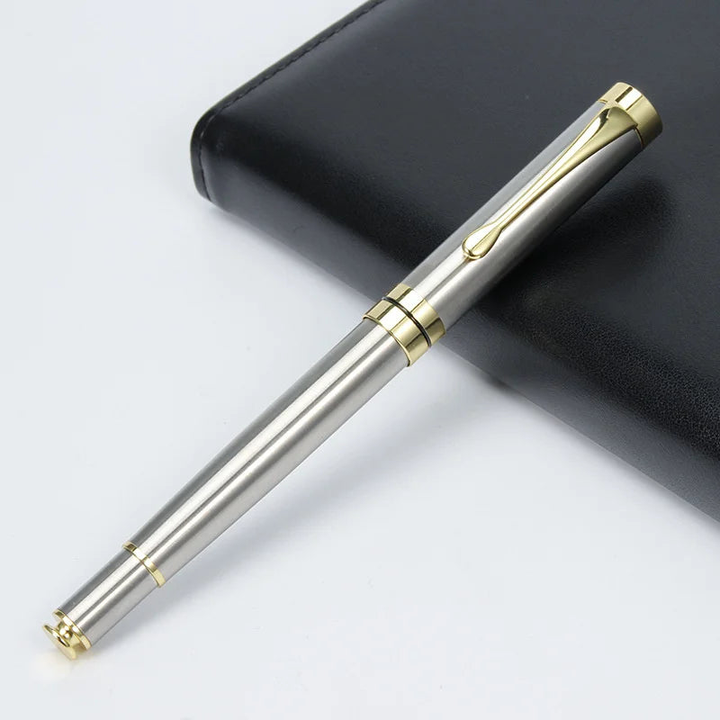 1 Piece Metal Roller Ballpoint Pen Stationery